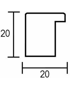 Holzrahmen Top Cube 59,4x84,1 cm gr&uuml;n Normalglas