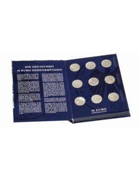 Livre des pièces VISTA pour les pièces commémoratives allemandes de 10 euros