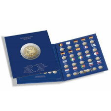 Album numismatique PRESSO 10 ans deuros en espèces pour pièces de 2 euros