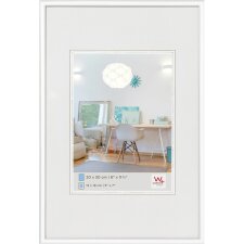 plastic frame 40x50 cm white