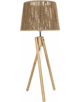 Table lamp brown &Oslash; 27x65 cm E27-max 1x40W 5LMP641