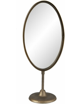 Miroir de table tôlé 17x12x40 cm 62S225