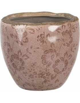 Pot de fleurs rose &Oslash; 11x10 cm 6CE1250XS