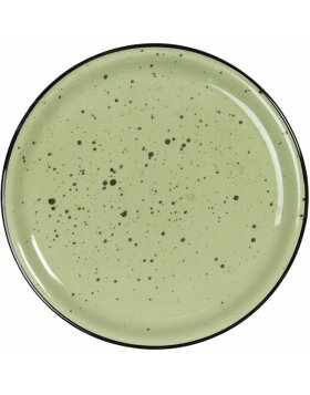 Small plate green &Oslash; 22x3 cm 6CEDP0052GR
