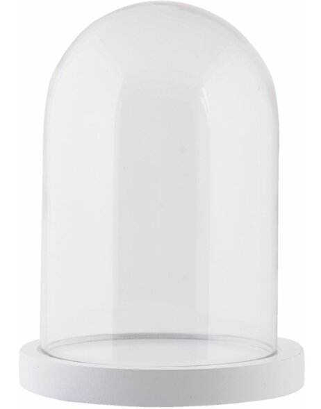 Vaso a campana in vetro trasparente &Oslash; 12x17 cm 6GL2168W