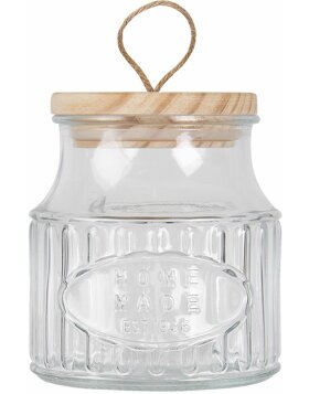 Storage jar transparent &Oslash; 12x13 cm 6GL2921S