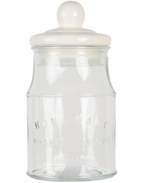 Storage jar transparent &Oslash; 15x29 cm 6GL2924