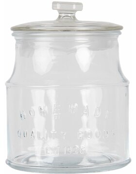 Storage jar transparent &Oslash; 15x22 cm 6GL2925S