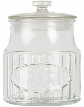 Storage jar transparent &Oslash; 15x20 cm 6GL2951