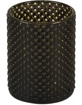Tealight - candle holder black &Oslash; 8x10 cm 6GL3226