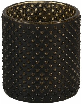 Tealight - candle holder black &Oslash; 7x8 cm 6GL3227