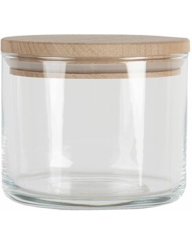 Storage jar with lid transparent &Oslash; 10x8 cm / 535...