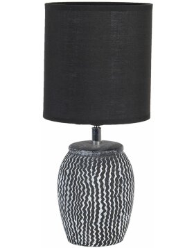 Table lamp black &Oslash; 15x36 cm - E27 6LMC0043