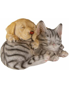 Decoration dog and cat multicolored 20x15x11 cm 6PR3336