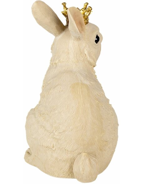 Dekofigur Rabbit Wood Photo Print Table Decoration Rabbit Cottage Easter Animal Figure 