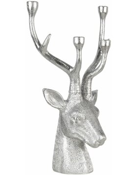 Candlestick reindeer silver 29x20x49 cm 6PR3440ZI