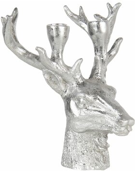Candlestick reindeer silver 22x21x24 cm 6PR3441ZI