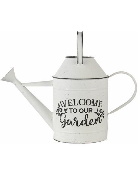 Decoration watering can white 49x18x37 cm 6Y4250