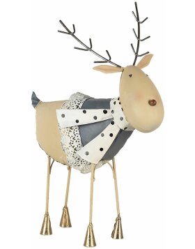 Decoration reindeer multicolored 23x13x95 cm 6Y4595