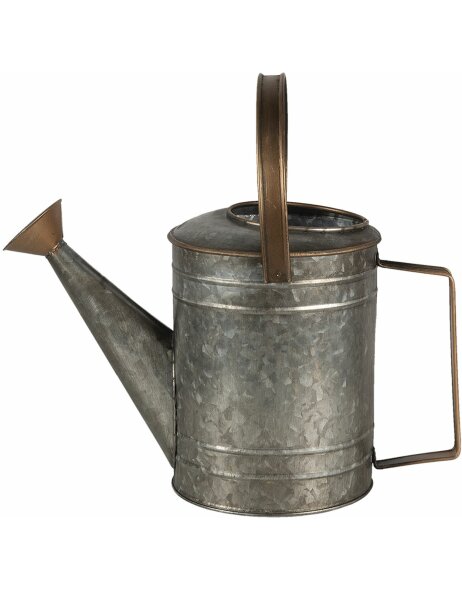 Decoration watering can gray 31x14x20 cm 6Y4604