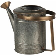 Decoration watering can gray 31x14x20 cm 6Y4604