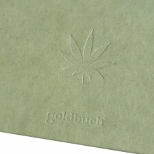 Goldbuch Leporello Hanf-Papeterie 10 Fotos 13x18 cm