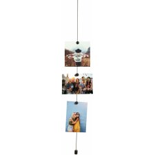 Walther Photo Rope PIMP AND CREATE with wooden magnets black 1,5 m