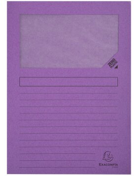 EXACOMPTA Forever window folder purple DIN A4 100pcs 120g
