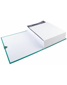 Balacron document folder FlexBack velcro fastener green A4