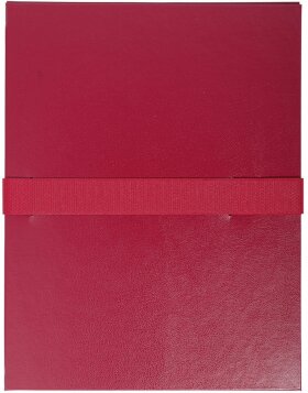 Document folder A4 Balacron Bordeaux 24x32cm Elastica