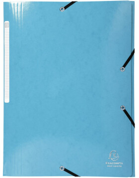 Exacompta Folder 3 Flaps Elasticated Maxi Capacity DIN A4 Iderama assorted