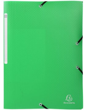 Folder Okap DIN A4 with 3 flaps and elastic band, made of...