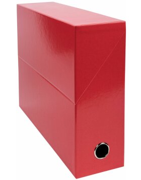 Exacompta Transferbox cartone dorso 90mm 25x33cm per DIN A4 Iderama Rosso