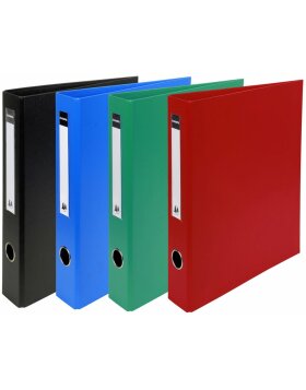 Exacompta ring binder 4 rings spine 60 mm DIN A4 Maxi assorted colours