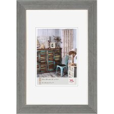 high quality wooden frame Grado 10x15 cm - silver