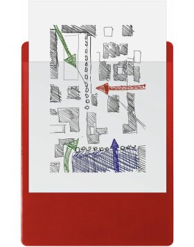 Exacompta Clipboard with Cover - Format 23x32cm for A4 - Red