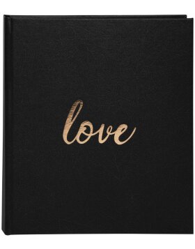 Guest Book Love 21x19 cm black