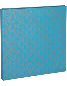 Libro degli ospiti blu arty 21x19 cm
