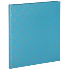 Libro degli ospiti blu arty 21x19 cm