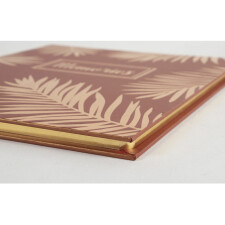 Guestbook Palma gold 22x27 cm