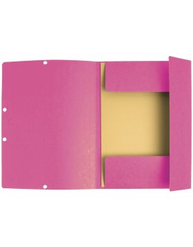 Exacompta folder elastic band 3 flaps Colorspan cardboard...
