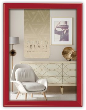 Wooden Picture Frame Aosta 30x45 cm red