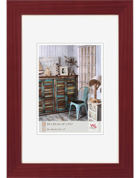 wooden frame Grado 13x18 cm - red