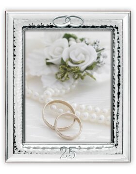 Glossy Frame Pavia 10x15 cm 25 Years Silver Wedding Anniversary