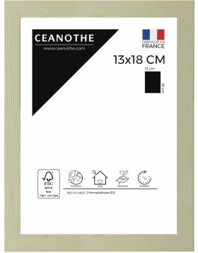 Ceanothe Picture Frame Karma 13x18 cm lime green