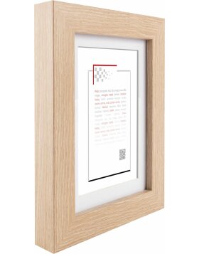 Ceanothe Picture Frame Oslo with mat 24x30 cm nature