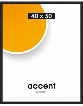 Nielsen Accent plastic frame Colorado 40x50 cm black