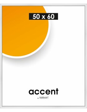 Nielsen Accent plastic frame Colorado 50x60 cm white