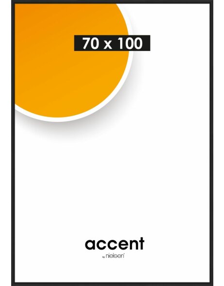Nielsen Accent cornice in plastica Colorado 70x100 cm nero