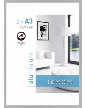 Nielsen Brandschutzrahmen C2 Struktur Silber Matt 30x42 cm